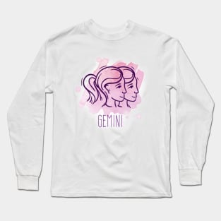 Gemini Sign Long Sleeve T-Shirt